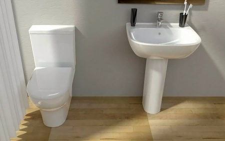 Унитаз Vitra Zentrum 9012B003-7204 с сиденьем микролифт