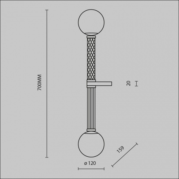 Бра Maytoni Teatro MOD287WL-02BS