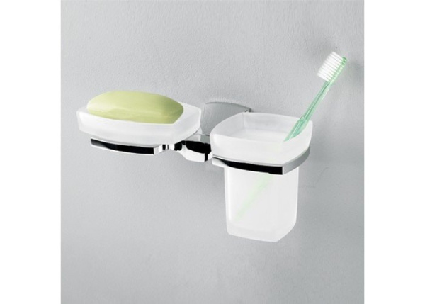 Держатель стакана и мыльницы WasserKRAFT Wern K-2526