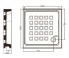Душевой поддон KERASAN Retro 100x100 1340bi
