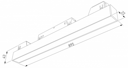 Встраиваемый светильник Elektrostandard Slim Magnetic a067375