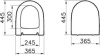 Крышка-сиденье VitrA Sento 120-003-009