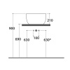 Раковина Globo T-Edge 38 TE038BI