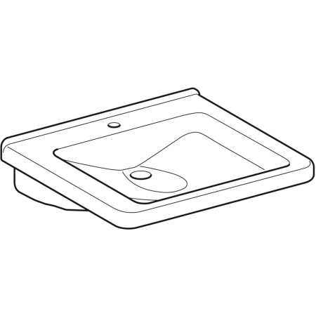 Раковина 60x55 см Geberit Renova Comfort Square 128662000