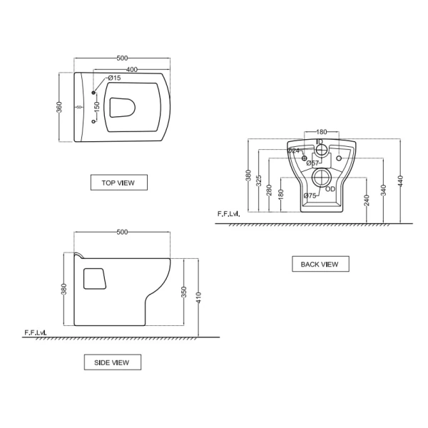Унитаз подвесной Jaquar Lyric LYS-WHT-38951UFSM с сиденьем микролифт, белый