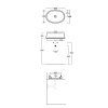 Раковина Simas Sharp 60 SH04 moka matt мока матовый
