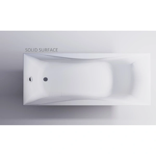 Ванна из литьевого мрамора Astra-Form Вега Solid Surface 01010068 170x75 см, белый матовый