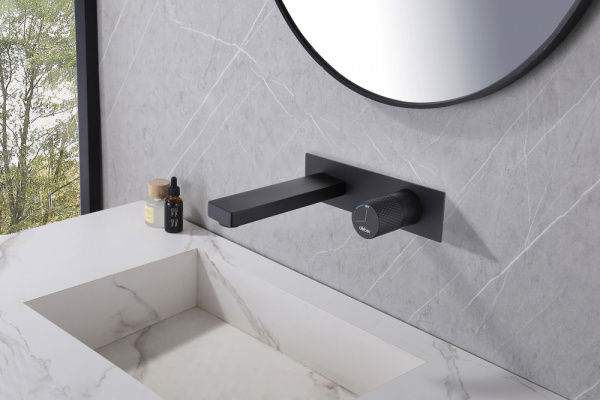 Смеситель для раковины Abber Rund AF8712B черный