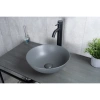 Раковина-чаша GID 9081gnm 36x36 см, накладная, серый матовый
