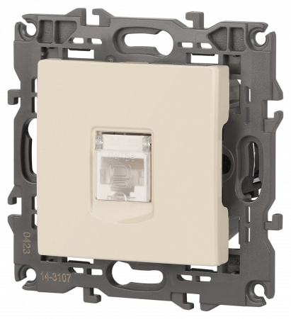 Розетка Ethernet RJ-45 без рамки Эра Эра Elegance 14-3107-02