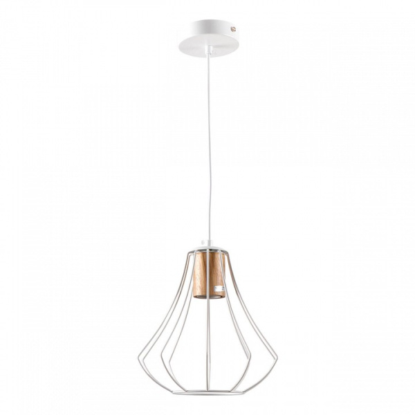 Подвесной светильник Imex MD.9052 MD.9052-1-P-WH+WOOD