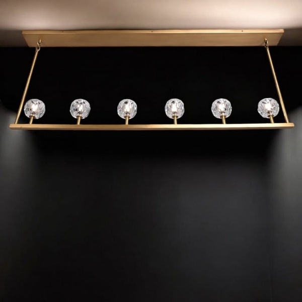 Светильник на штанге Imperiumloft RH Boule De Cristal Linear 40,1222