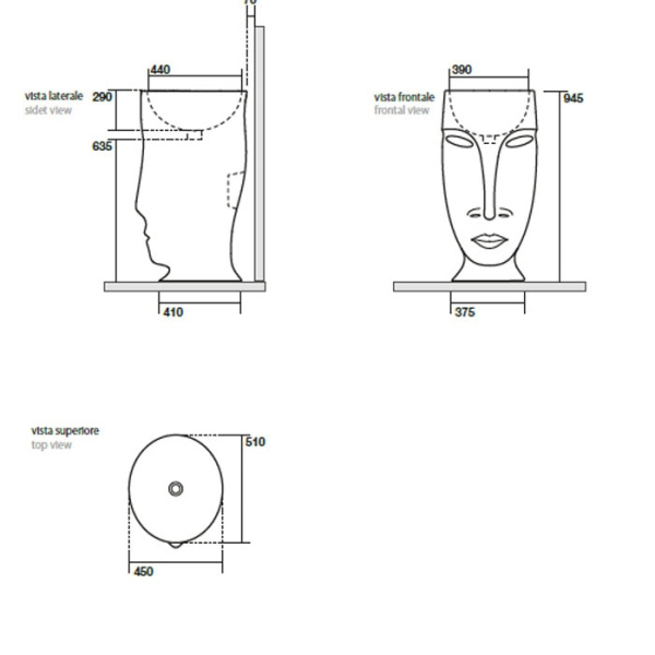 Раковина Kerasan Artwork 474031