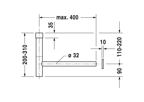 Сифон для раковины Duravit Happy D 50361000