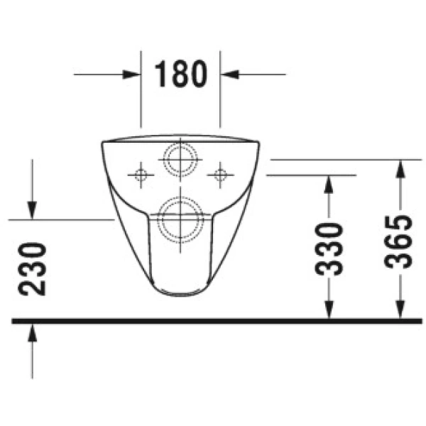Унитаз подвесной Duravit D-Code 25700900002 безободковый, альпийский белый