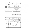 Раковина Duravit Bacino 0333420000
