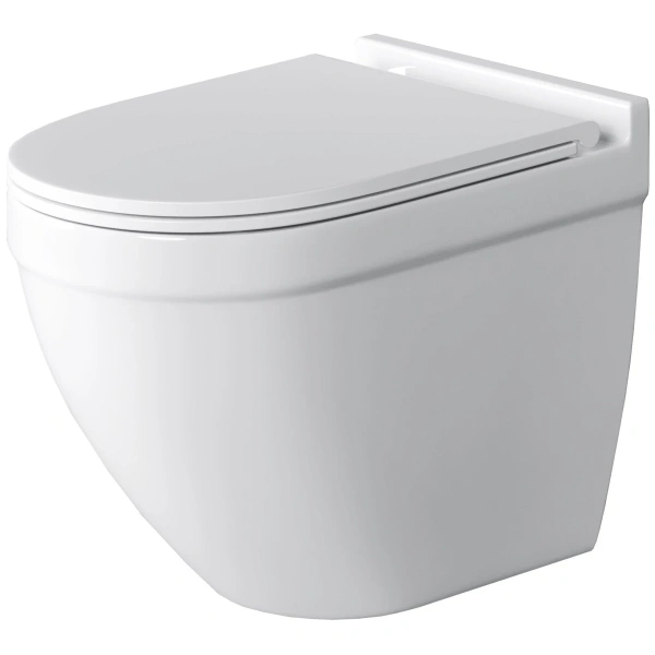 Унитаз подвесной Grossman GR-4483S безободковый, с сиденьем микролифт, белый