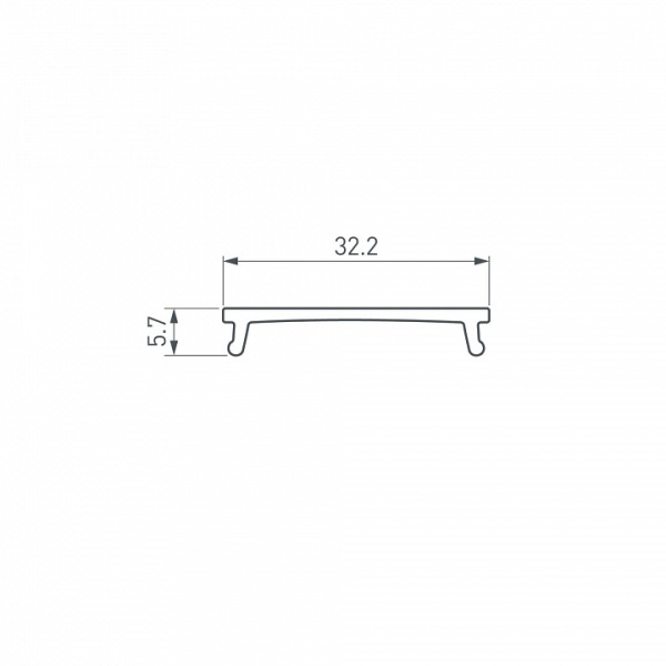 Рассеиватель Arlight LINIA32 058473