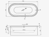 Стальная ванна Bette Suno Oval 177x77 2740-000 CFXXSR