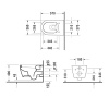 Подвесной унитаз Duravit Me by Starck 25280900001