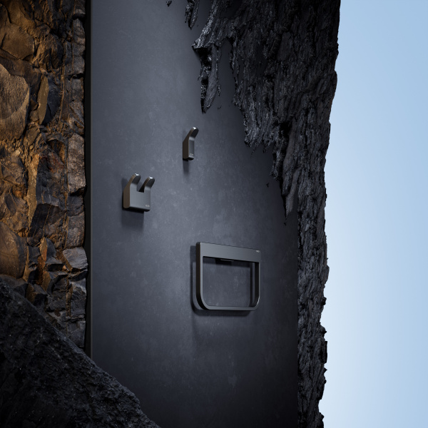 Полотенцедержатель Keuco Moll 12720350000 шлифованный черный титан