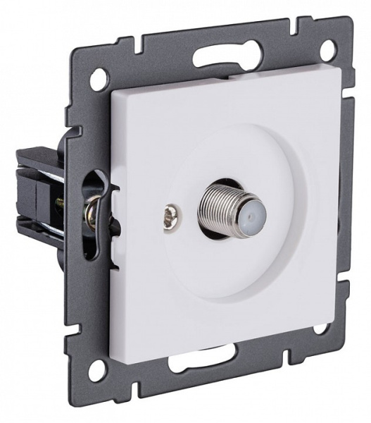 ТВ-розетка и SAT-розетка оконечная без рамки Kollinger  REA-020WM