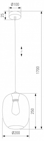 Подвесной светильник TK Lighting Elio 5971 Elio