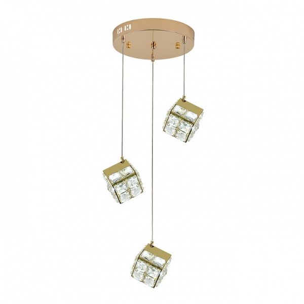 Подвесной светильник Indigo Radioso 12048/3P Gold