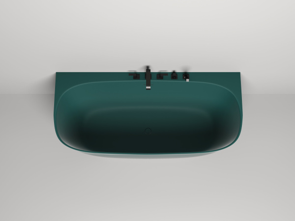 Ванна из искусственного камня Salini Sofia Wall 180x85 102523MF покраска по RAL полностью