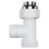 Узел нижнего подключения Royal Thermo Design прямой 1/2"х3/4" EK (белый)