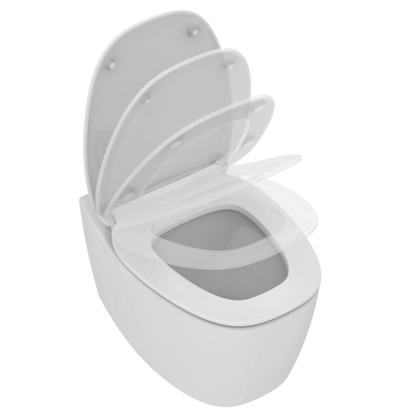 Подвесной унитаз Ideal Standard Dea T348801 безободковый с сиденьем микролифт