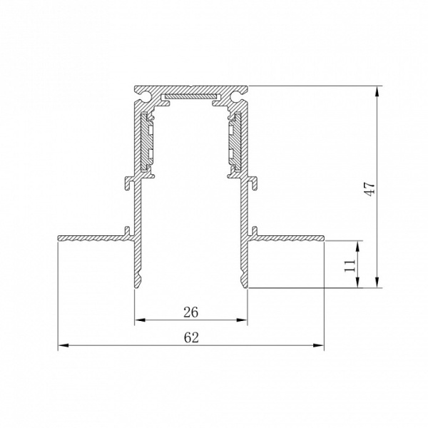 Трек встраиваемый Feron CABM1001 41964