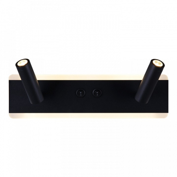 Накладной светильник Reluce Technical  86213-9.2-001CT LED9+6W BK