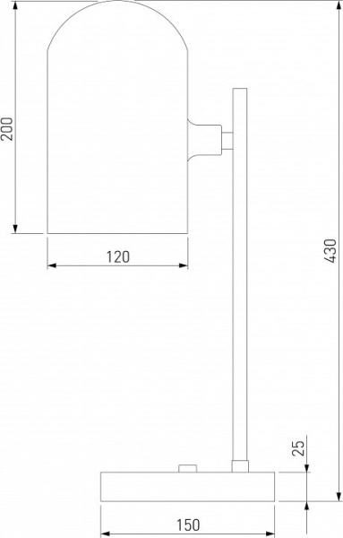 Настольная лампа декоративная Eurosvet Bambola 01164/1 латунь