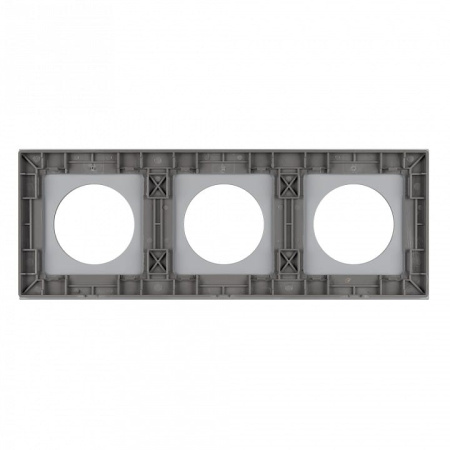 Рамка на 3 поста Arlight GLARE 043840