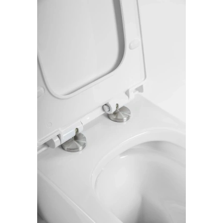 Унитаз подвесной BelBagno Alpina BB10100CHR безободковый, белый