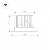 Встраиваемый светильник Arlight ATLAS 037060(1)