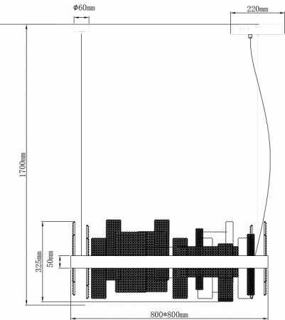 Подвесной светильник Wertmark Lotta WE461.02.303