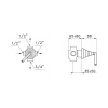 Переключатель Stella Titian TT 01200 CR00