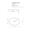 Раковина Artceram La Fontana LFL001 01 00