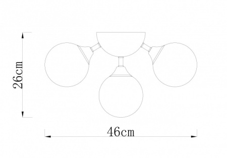 Потолочная люстра Arte Lamp Fobos A2704PL-5SG