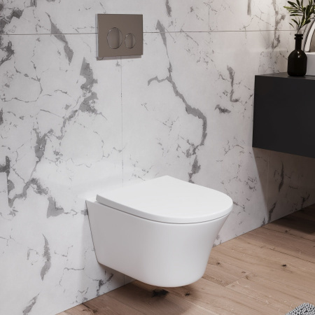 Подвесной унитаз Damixa Skyline DX35C1700SC с крышкой-сиденьем