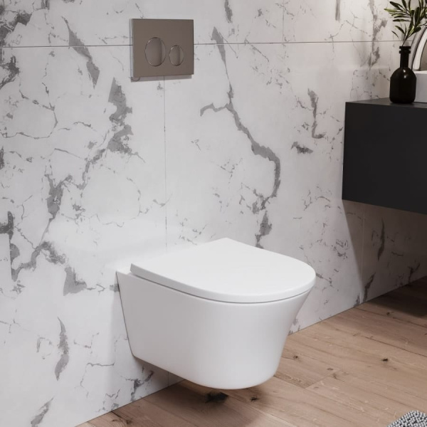 Подвесной унитаз Damixa Skyline DX35C1700SC с крышкой-сиденьем