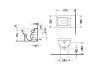 Приставной унитаз Duravit PuraVida 21320900001-WG