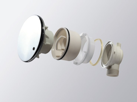 Акриловый поддон Cezares Tray TRAY-A-R-85-550-15-W