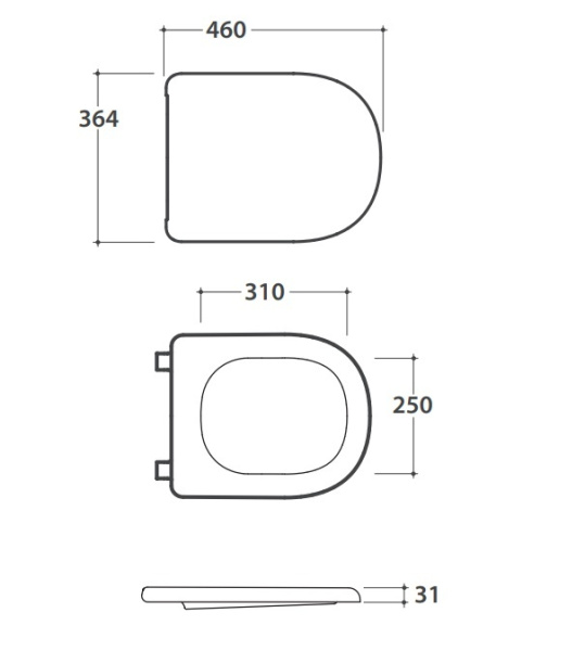 Крышка сиденье для унитаза Globo Lalita LT020BI белый