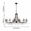 Подвесная люстра Favourite Plini 2590-18P