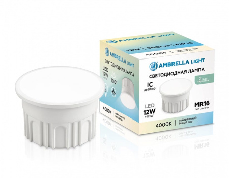 Лампа светодиодная Ambrella Light   12Вт 4000K 212102