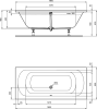 Акриловая ванна Ideal Standard Hot Line Duo 180x80 (K275001)