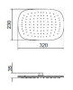 Верхний душ AM.PM Awe F0500300